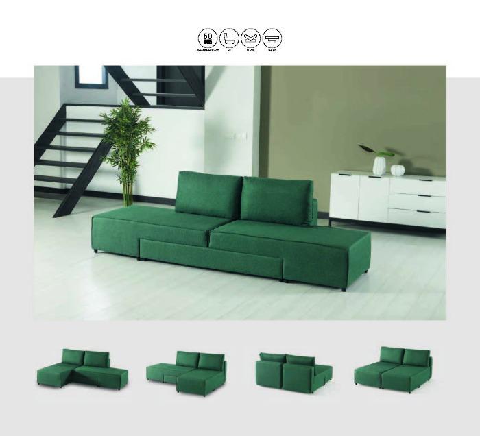 Högkvalitativ soffa Modern Luxury design Chesterfield läder 
