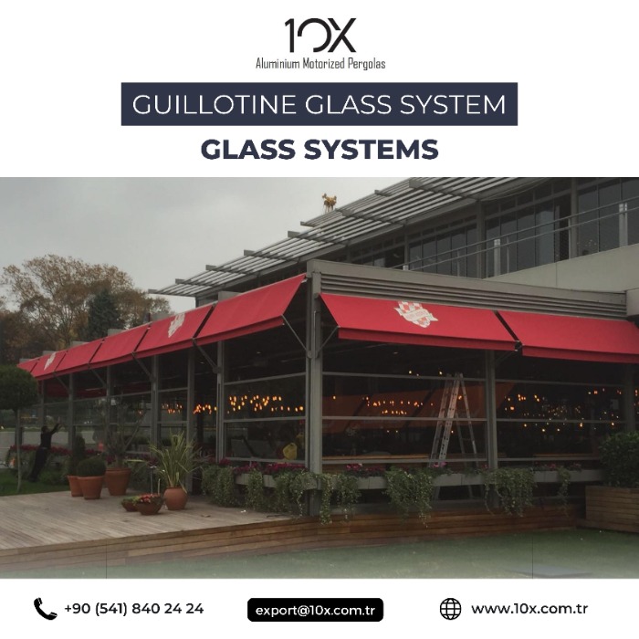 Guillotine Glass System - Moving Glass - Guillotine - Glass