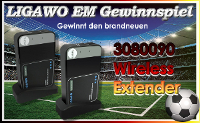 LIGAWO´s EM-Gewinnspiel: 1x 3080090 Wireless Extender 